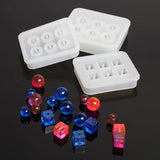 Round Square Faceted & Oval Beads Silicone Casting