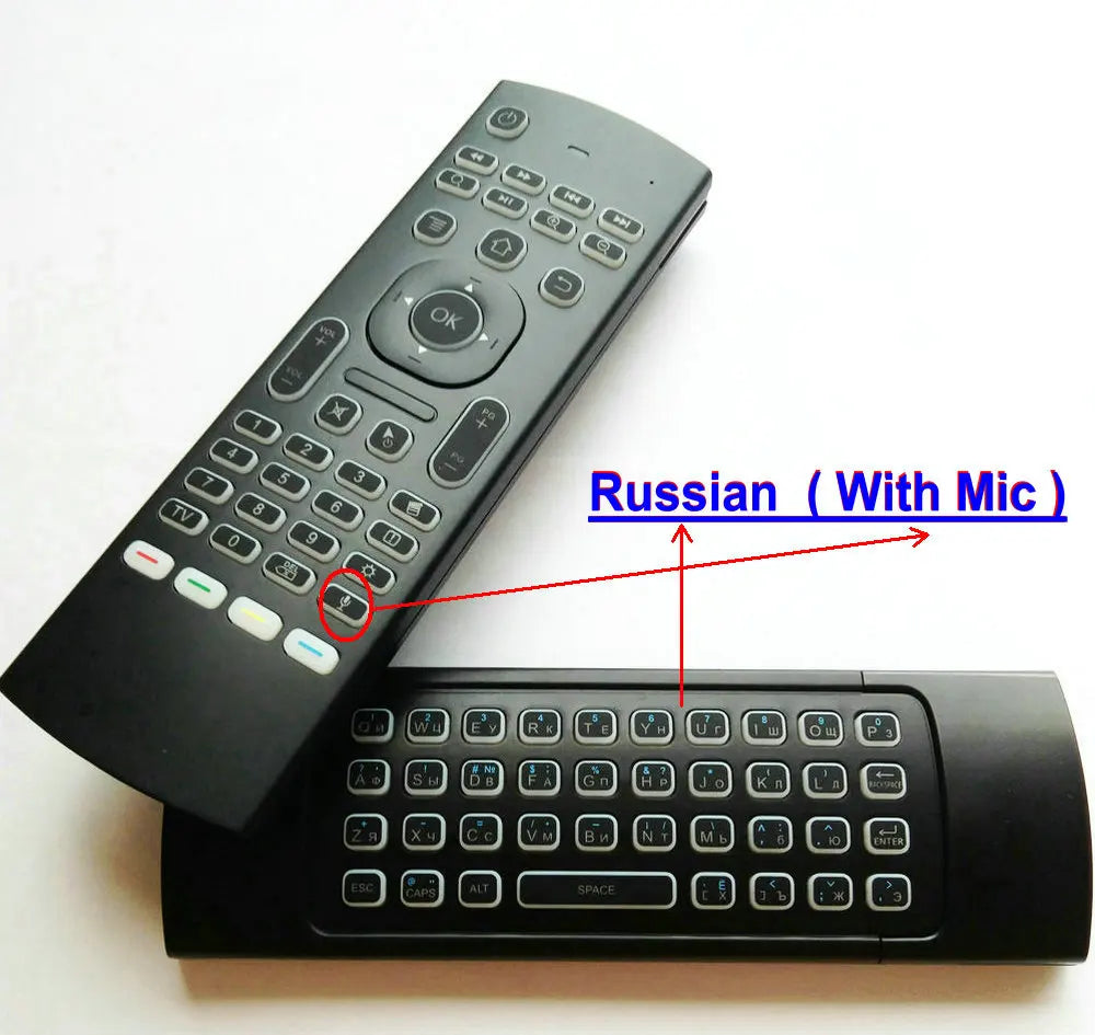 MX3 backlight Mic Voice Air Mouse Mini keyboard