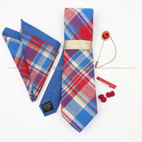 5 PCS Luxury Cotton Patchwork 7cm Tie Set