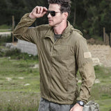 Summer Lightweight Tactical Jacket Men's Windbreaker Thin Skin