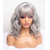 Amir Brown Wigs Synthetic Natural Wavy Wigs for