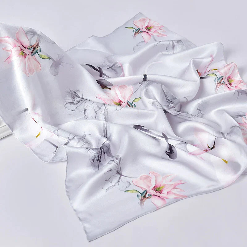 100 Silk Square Scarf for Women 65x65cm Beautiful