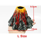 Volcano Stone Aquarium Decoration Fish Tank Bubble Volcano