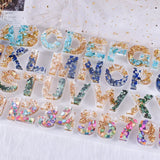 With Holes Alphabet & Number Resin Mould Letter
