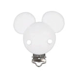 BOBO.BOX 10pc Silicone Beads Mikey Mouse Round Shape