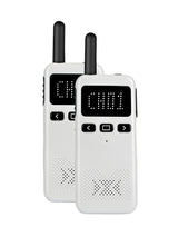 2pcs Ultra Thin Walkie-Talkie with Gain Antenna Outdoor