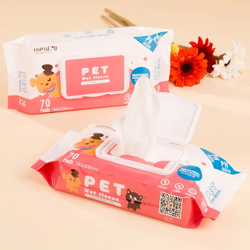 Professional Puppy Wet Tissue Small Dog Wipes Summer