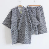 Japanese Traditional Kimono Yukata Top Shorts Clothing Suit