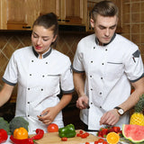 chef shirt Chef Jacket Long Adjustable Sleeve Men