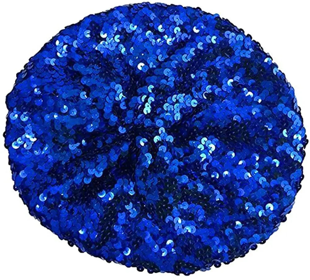 Women's Fashion Fun Sparkle Sequins Shimmer Stretch Beret