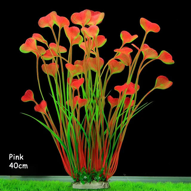 24-52cm Large Aquarium Plants Plastic Grass Fish Tank