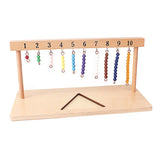 Montessori Teaching Math Toys Digitals Numbers 1-20 Hanger