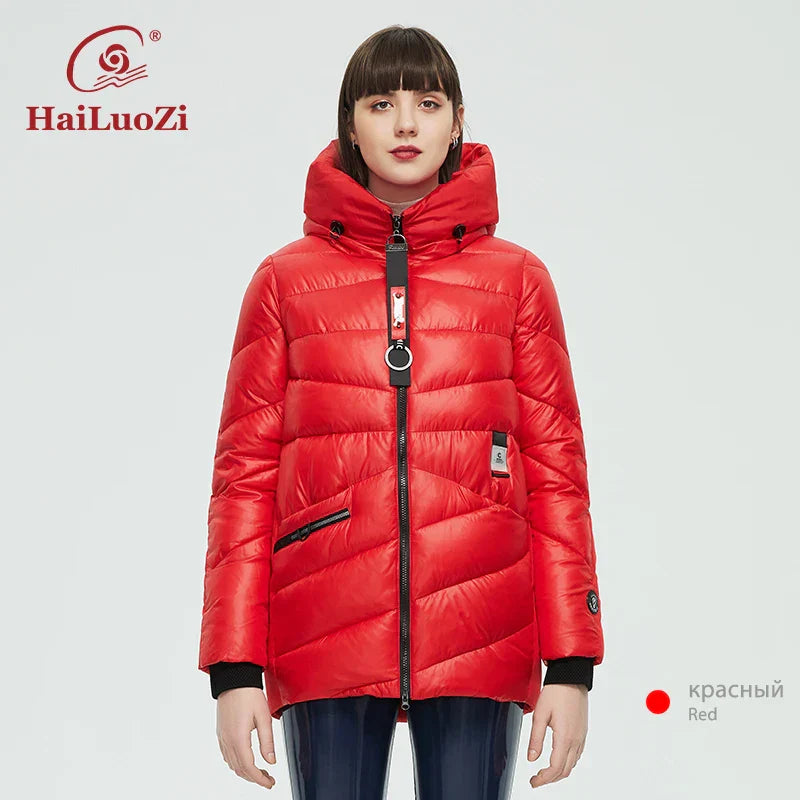 HaiLuoZi 2022 New Winter Women's Jacket Warm and
