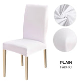 1/2/4/6pcs Dining Chair Cover Jacquard Spandex Slipcover Protector