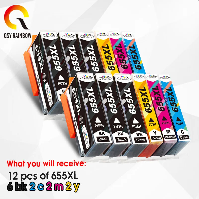 CMYK SUPPLIES 5x ink cartridge replacement for hp