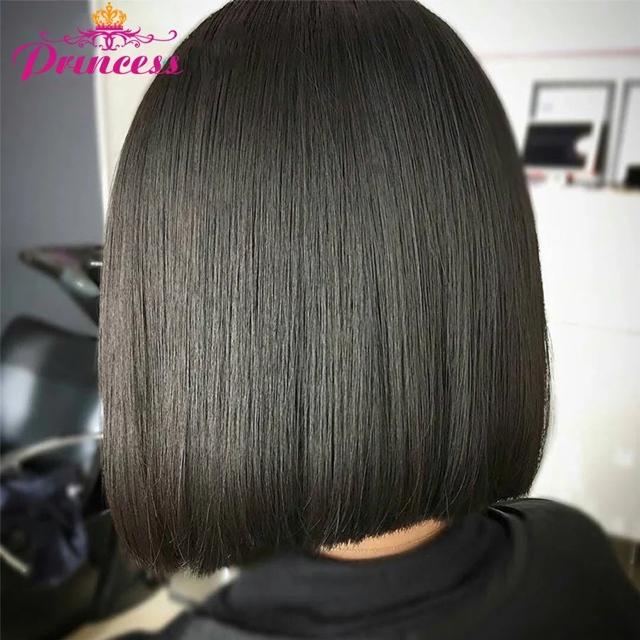 Straight Bob Human Hair Wigs 4x4 Lace Closure