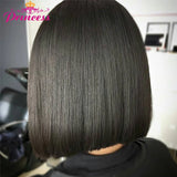 Straight Bob Human Hair Wigs 4x4 Lace Closure