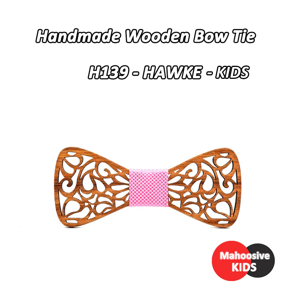 Mahoosive New Floral Wood Bow Ties for Men