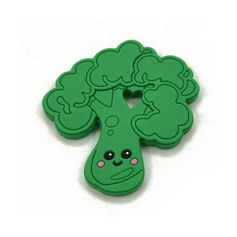 TYRY.HU 2pcs Silicone Dessert Cartoon Teethers Safe BPA