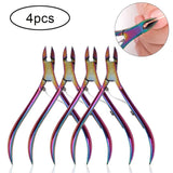 4/8/12pcs Stainless Steel Nail Cuticle Nipper Cutter Dead