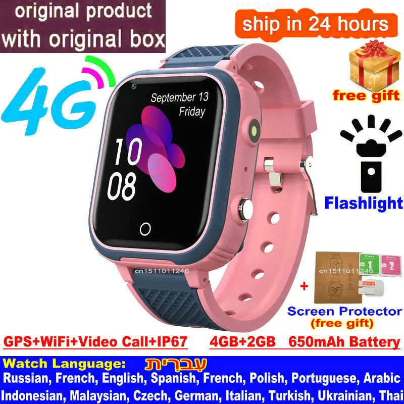 LT21 4G Smart Watch Kids GPS WIFI Video