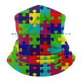 Autism Awareness Beanies Knit Hat Puzzled Game Brain