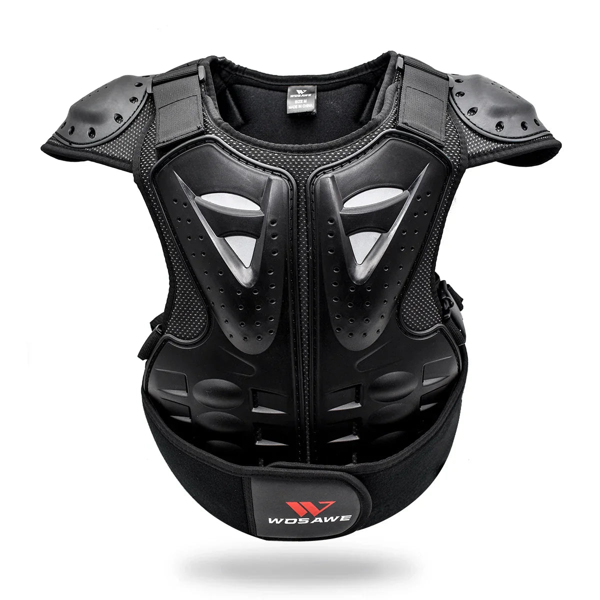 WOSAWE Kids Motorcycle Children Armor Vest Back Protection Motorbike Chest Back Protector Motocross Racing Vest Protective Gear