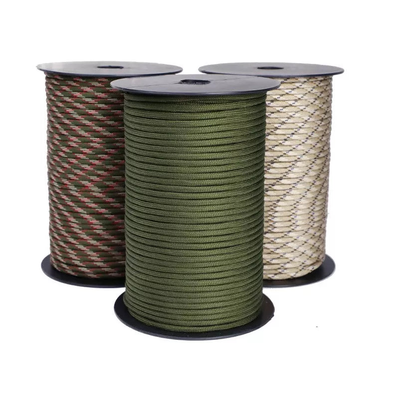 100M 550 Military Standard 9-Core Paracord Rope 4mm