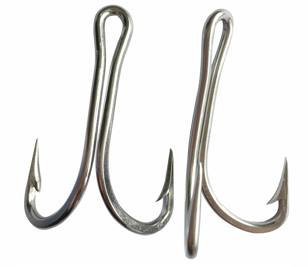 15pcs 25# Stainless Steel Double Fishing Hook Fish