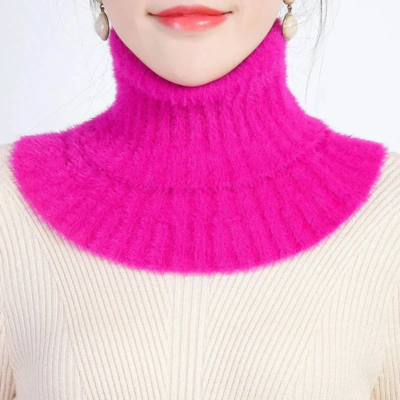 Thickened Imitation Mink Cashmere Bib Women's FallWinter Warm