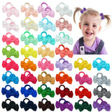80PCS Baby Girls Hair Ties 2Inch Grosgrain Ribbon