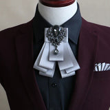 Handmade British Style New Diamond Bow Ties for