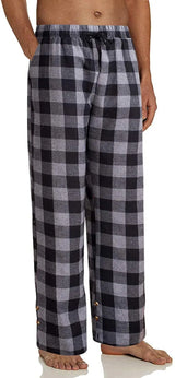 2020 Men’s Casual Cotton Pajama Pants – Soft Plaid Sleepwear