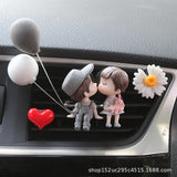 Car Air outlet clip Decoration Cute Cartoon Couples