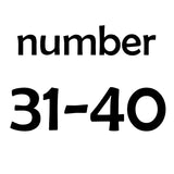 Pareto 23mm Number Tag Stainless Steel Key Chain
