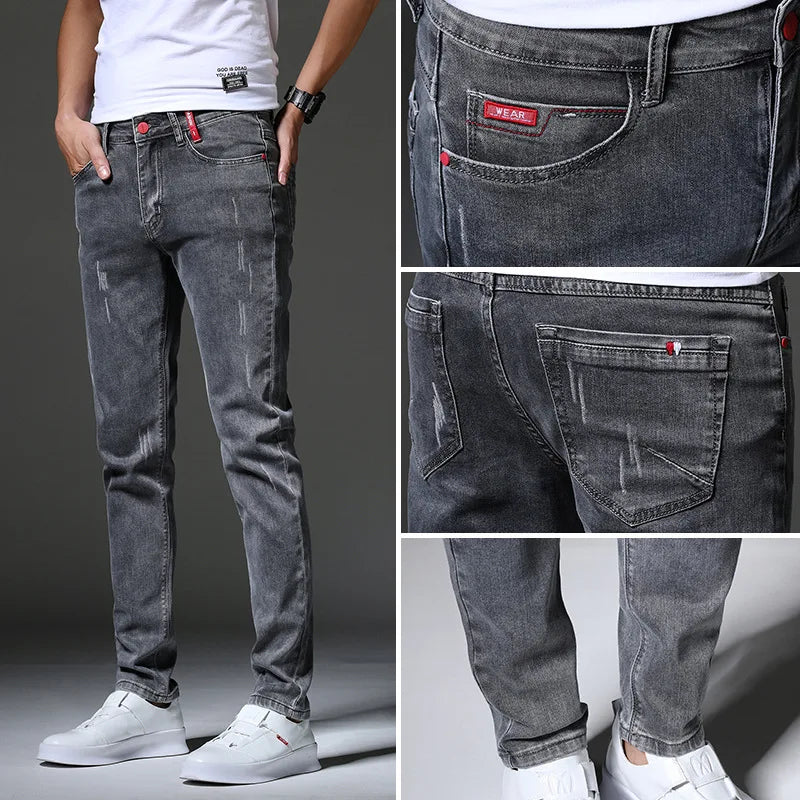 Fashion High Quality Stretch Casual Men Jeans Skinny