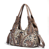 Angelkiss Women Handbags Leopard Bag Top-handle Handbag Fashion