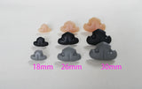 30pcs/lot--new 18x12mm 16x26mm 20x30mm gray black flesh color