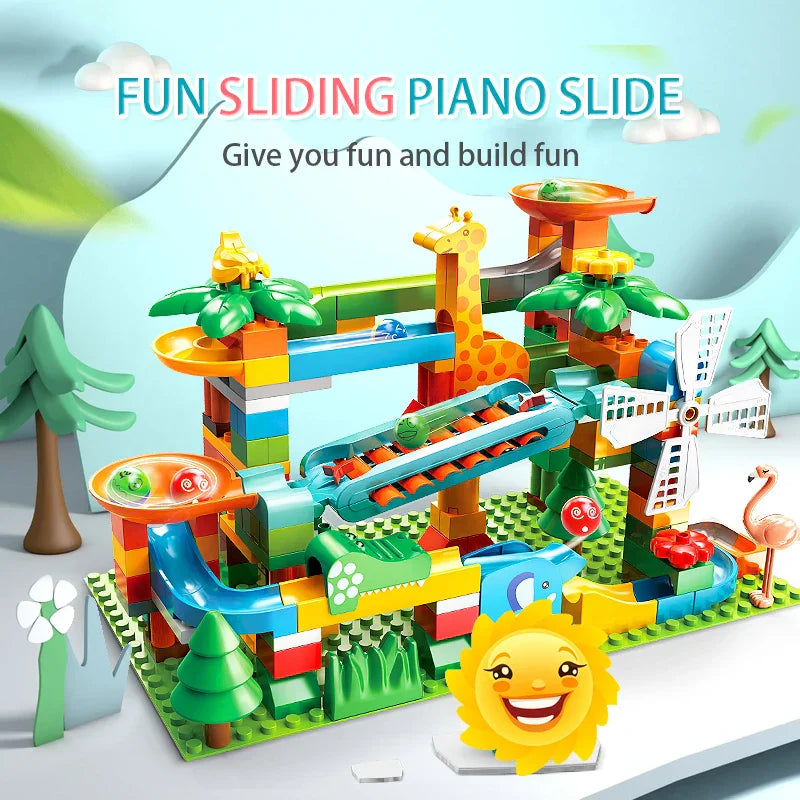 Newest Piano Marble Race Run Block Big Size