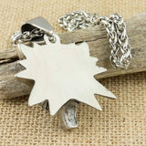 53*43mm Stainless Steel the Wizard wolf head pendant