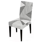 Printed Chair Cover Elastic Seat Chair Covers Removable