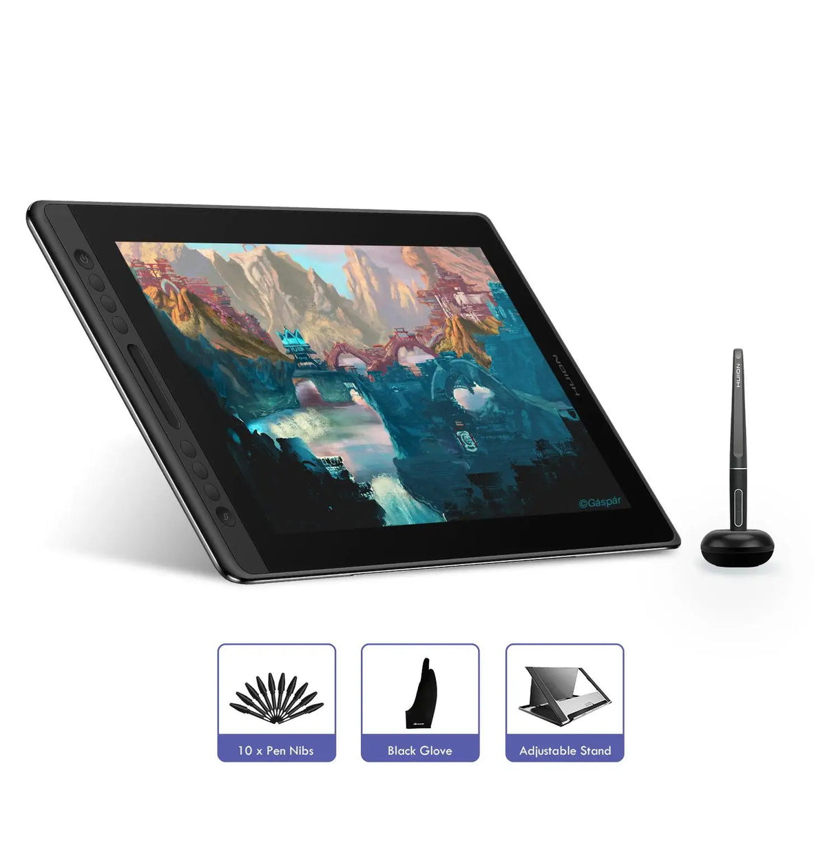 Huion Graphic Monitor Kamvas Pro 16 Drawing Tablet