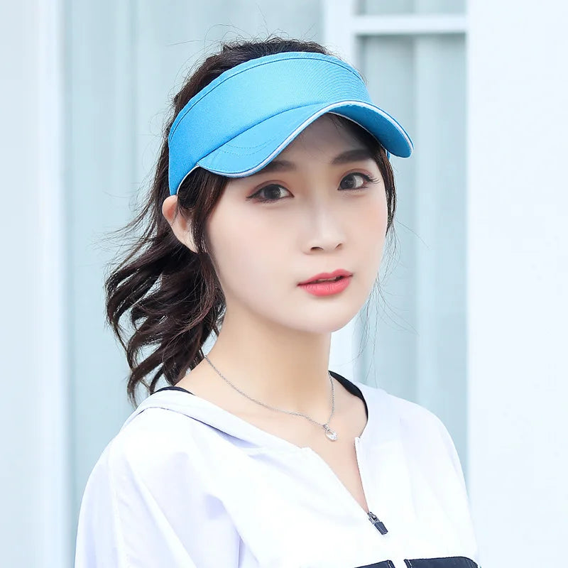 Summer Breathable Air Sun Hats Men Women Adjustable