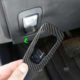 Car Accessories ABS Carbon Texture Handbrake Button Cover