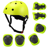 7Pcs Adjustable Pads Wrist Helmet Protector Set Kids