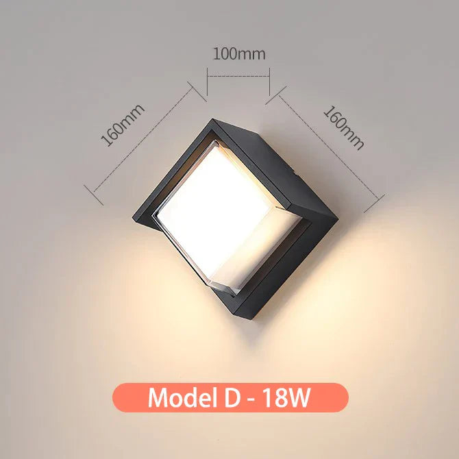 Led outdoor wall lamp led outdoor wall light