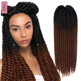 YunRong Senegalese Twist Hair Jumbo Crochet Braids 22