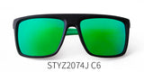 Classic Black Male Frame Polarized Sunglasses 2021 Brand