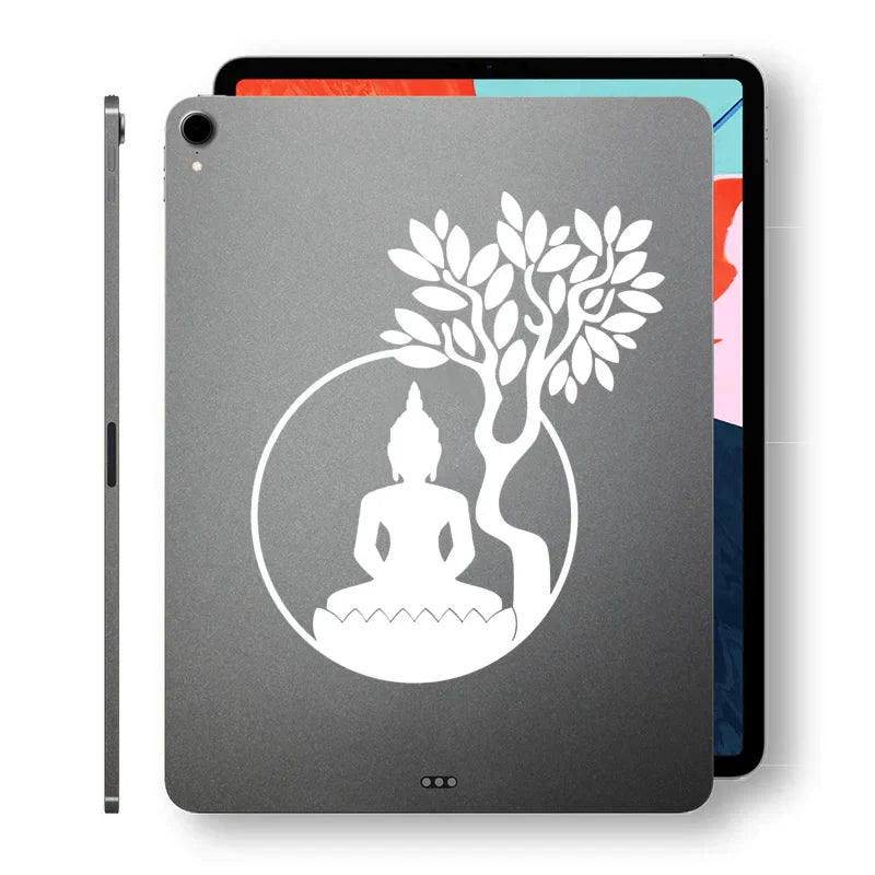 Buddha Bodhi Tree Decal Laptop Sticker for iPad