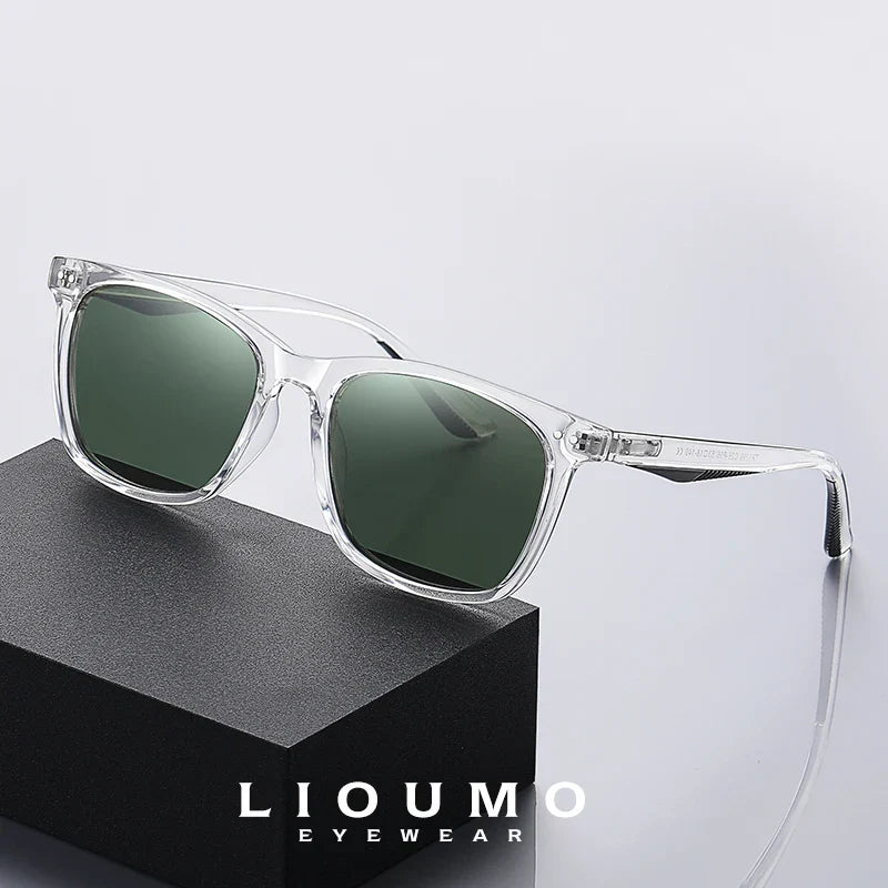 Fashion Square Sunglasses Polarized Men Women Ultra Light